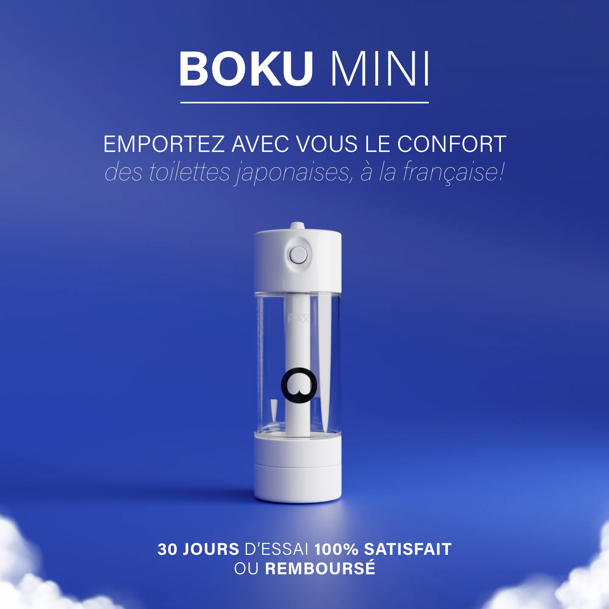 Pack de : WC Japonais BOKU en Kit - Installation 5 min + BOKU Mini + Tabouret + Brosse de toilettes - Image 6