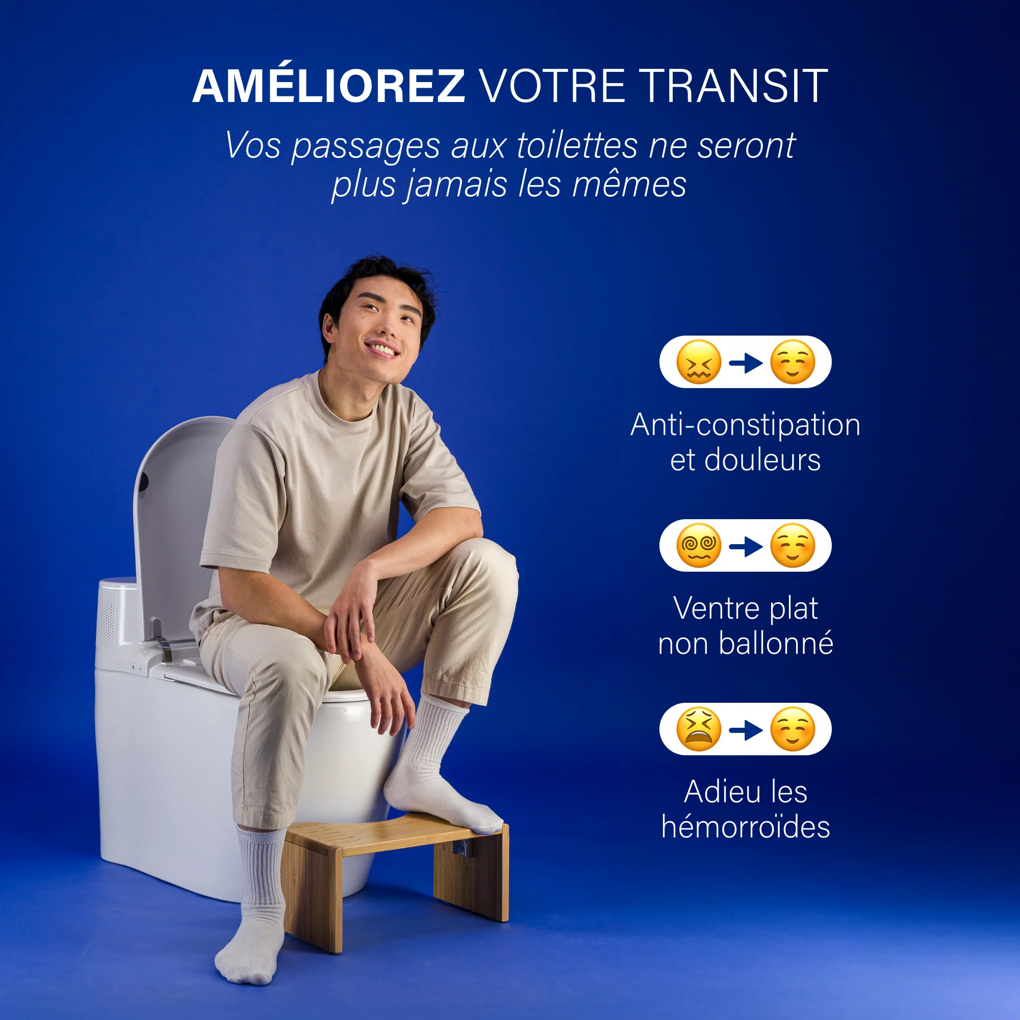 Pack de : Abattant Japonais + BOKU Mini+ Tabouret + Brosse de toilettes - Image 13